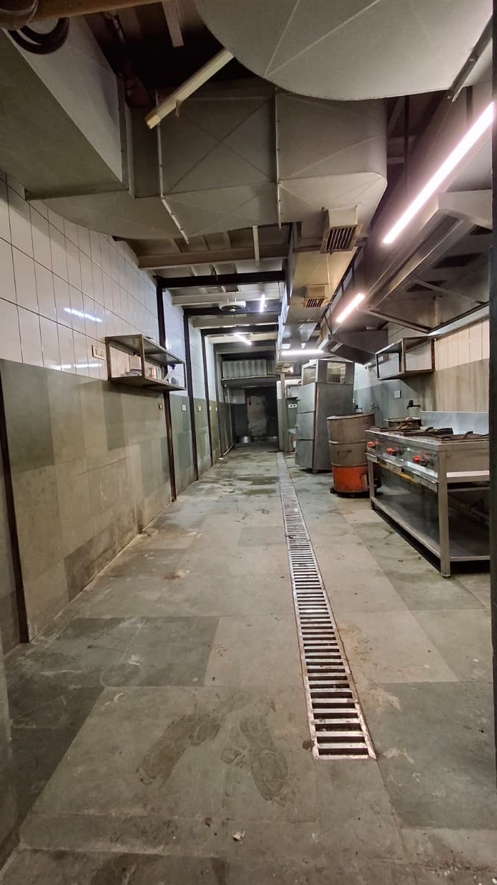 Kitchen interior and passage