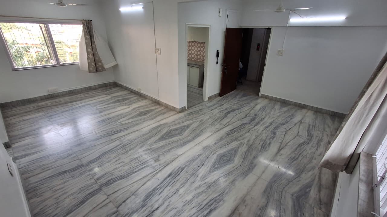 Empty living room near Club Millennium, Juhu