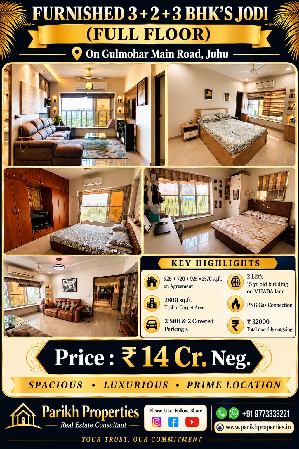 Supplied listing poster