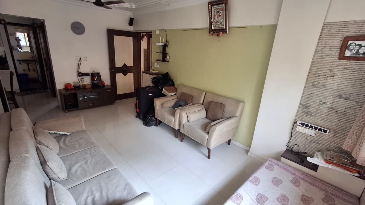 Alternate view of living room of 2 BHK flat near RTO Andheri West